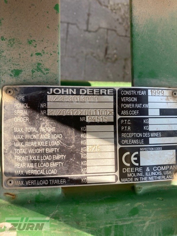 Feldspritze typu John Deere 412, Gebrauchtmaschine w Emskirchen (Zdjęcie 5)