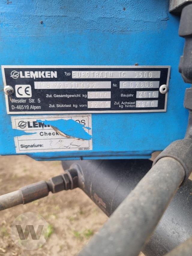 Feldspritze του τύπου Lemken EUROTRAIN 3500, Gebrauchtmaschine σε Börm (Φωτογραφία 5)