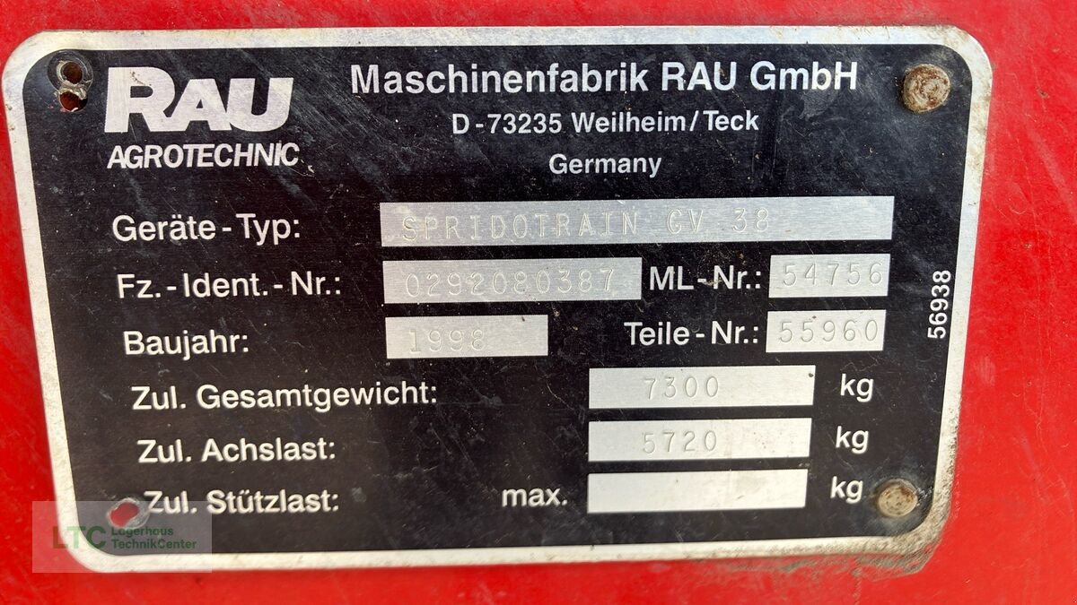 Feldspritze del tipo Rau Spridotrain GV 38, Gebrauchtmaschine en Korneuburg (Imagen 13)