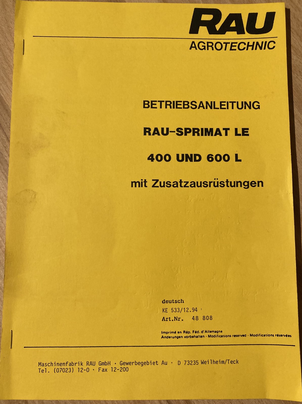 Feldspritze a típus Rau Sprimat LE, Gebrauchtmaschine ekkor: Riedenburg (Kép 3)