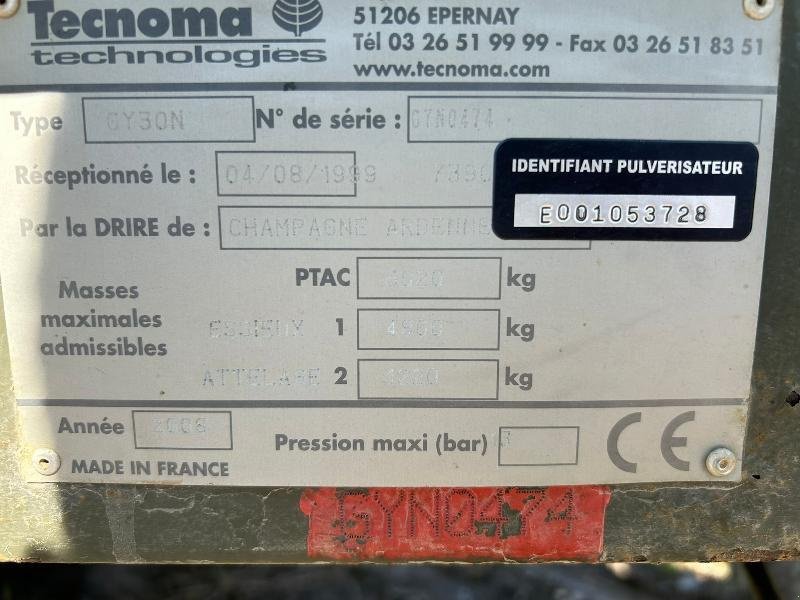 Feldspritze del tipo Tecnoma GY30N, Gebrauchtmaschine en JOSSELIN (Imagen 10)