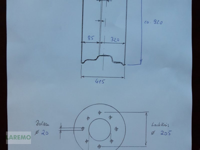 Felge του τύπου CLAAS Ares, Arion 400-600, Axion 800-900, Neumaschine σε Langenwetzendorf (Φωτογραφία 13)