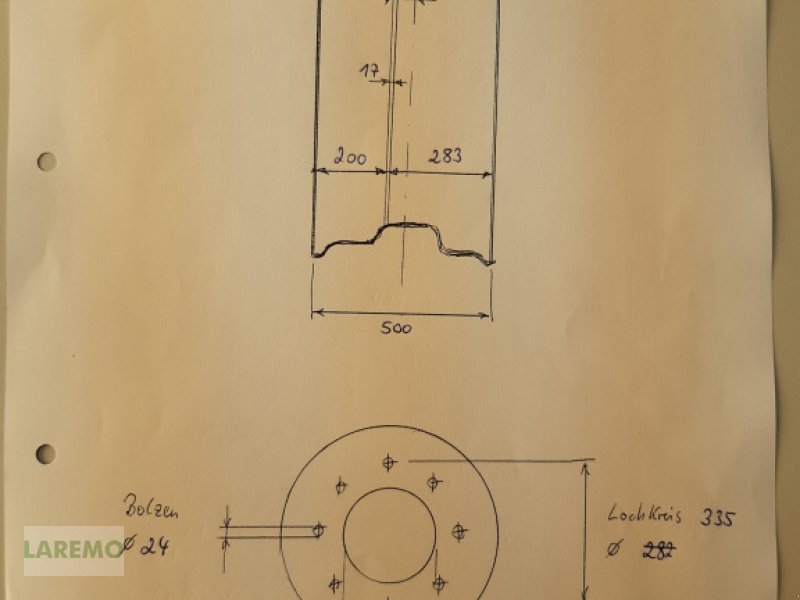 Felge Türe ait CLAAS Ares, Arion 400-600, Axion 800-900, Neumaschine içinde Langenwetzendorf (resim 11)