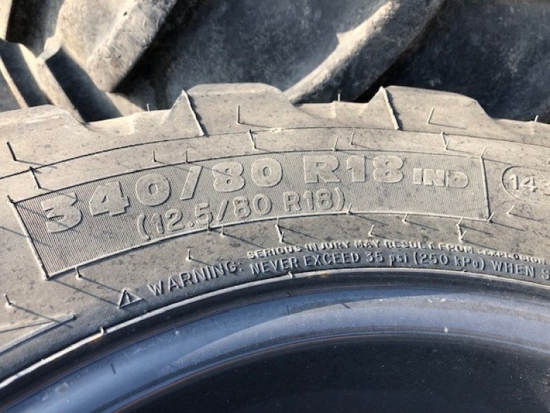 Felge tip Michelin 340/80X18, Gebrauchtmaschine in Gjerlev J. (Poză 3)