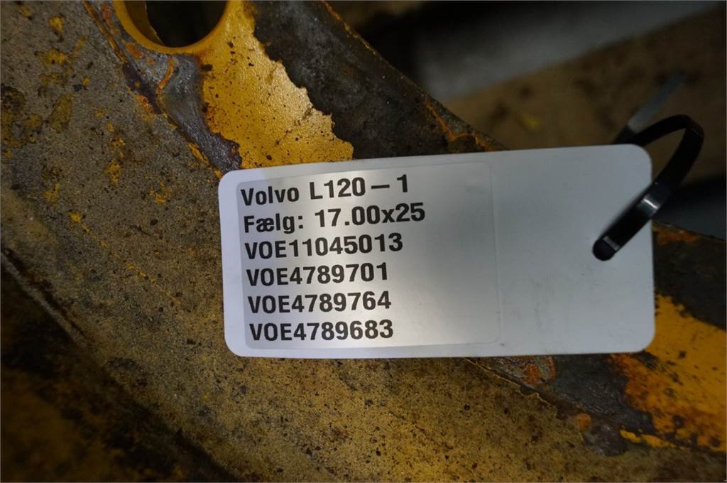 Felge του τύπου Volvo L120, Gebrauchtmaschine σε Hemmet (Φωτογραφία 2)