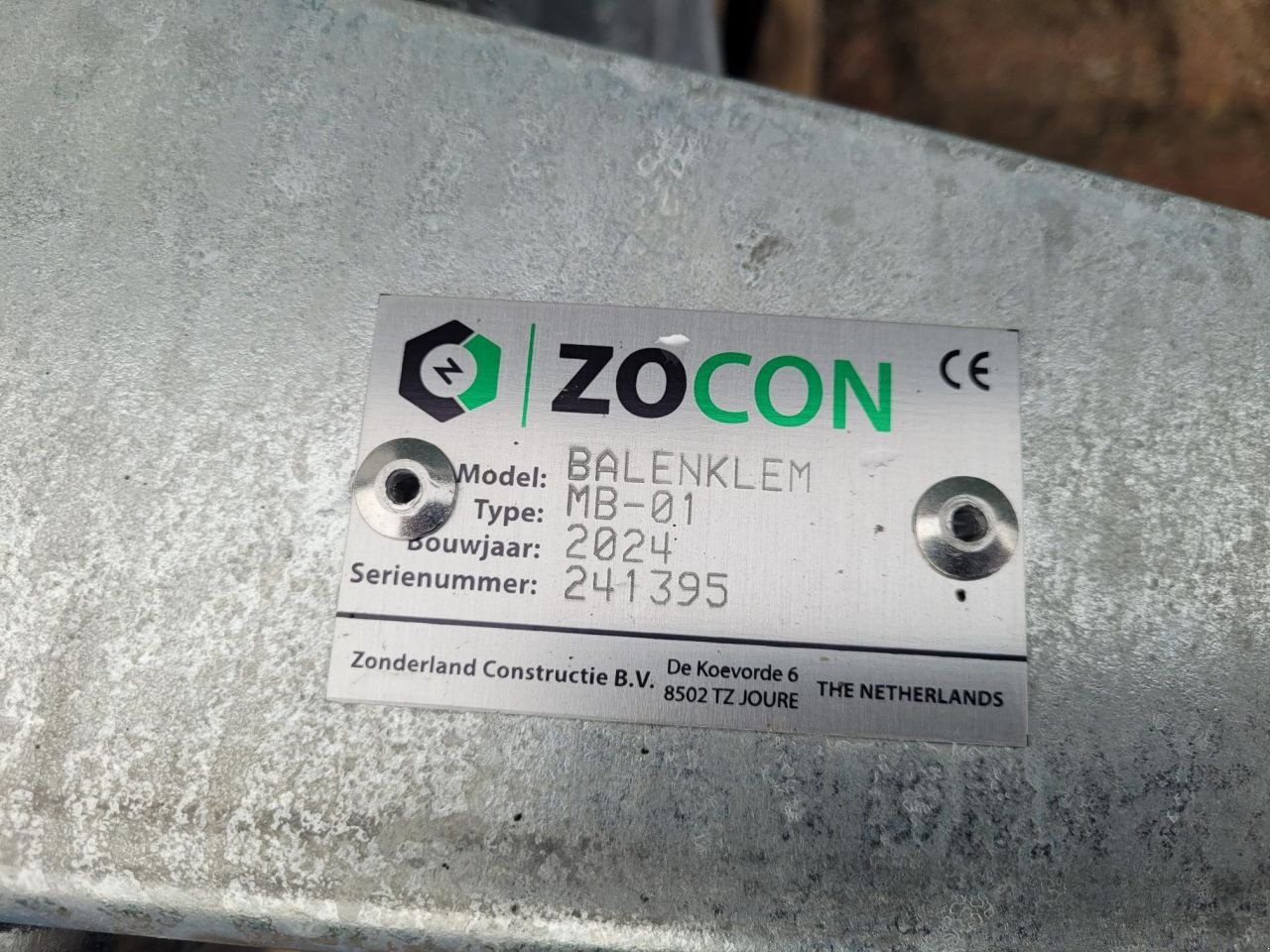 Folienballenzange tipa Sonstige ZOCON MB 01, Neumaschine u Oudenbosch (Slika 1)