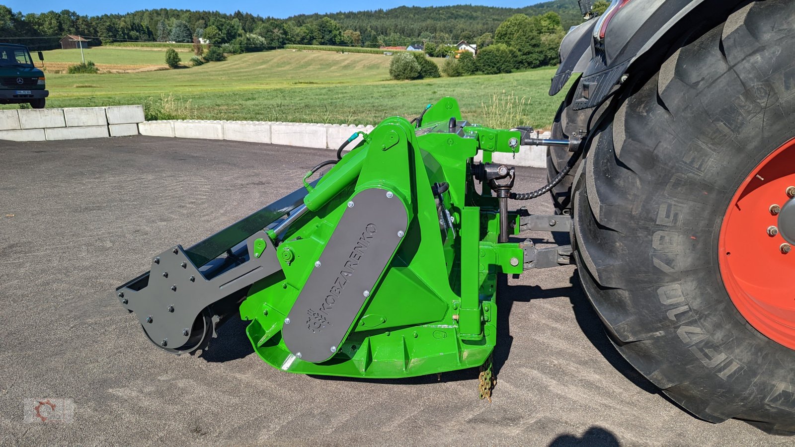 Forstfräse & Forstmulcher typu Kobzarenko Forstmulcher 2,5m Drückevorrichtung Häckselklappe, Neumaschine w Tiefenbach (Zdjęcie 14)