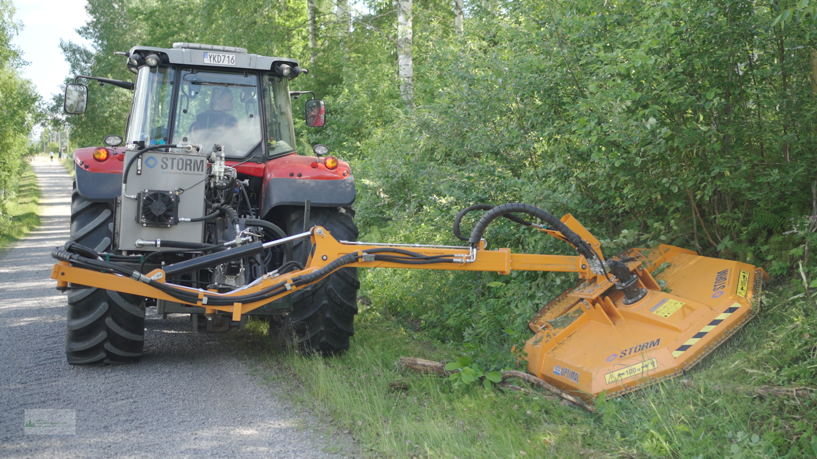 Forstfräse & Forstmulcher Türe ait Trejon M1650 Storm Kettenmulcher, Neumaschine içinde Haibach (resim 8)