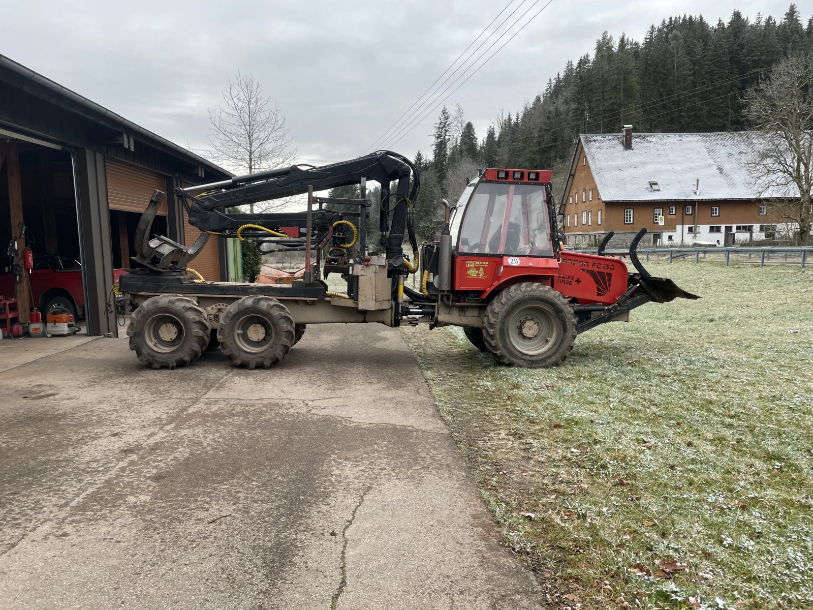 Forstschlepper typu Herzog Schweiz Forcar Fc150, Gebrauchtmaschine v Furtwangen im Schwarzwald (Obrázok 5)