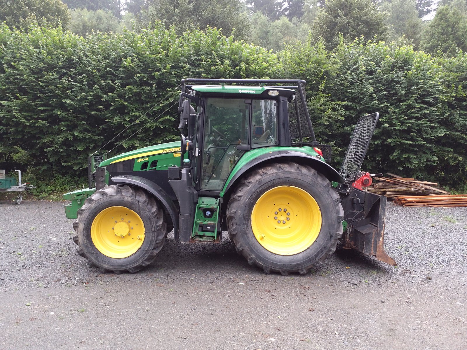 Forstschlepper Türe ait John Deere 6110m, Gebrauchtmaschine içinde Lüdenscheid (resim 10)