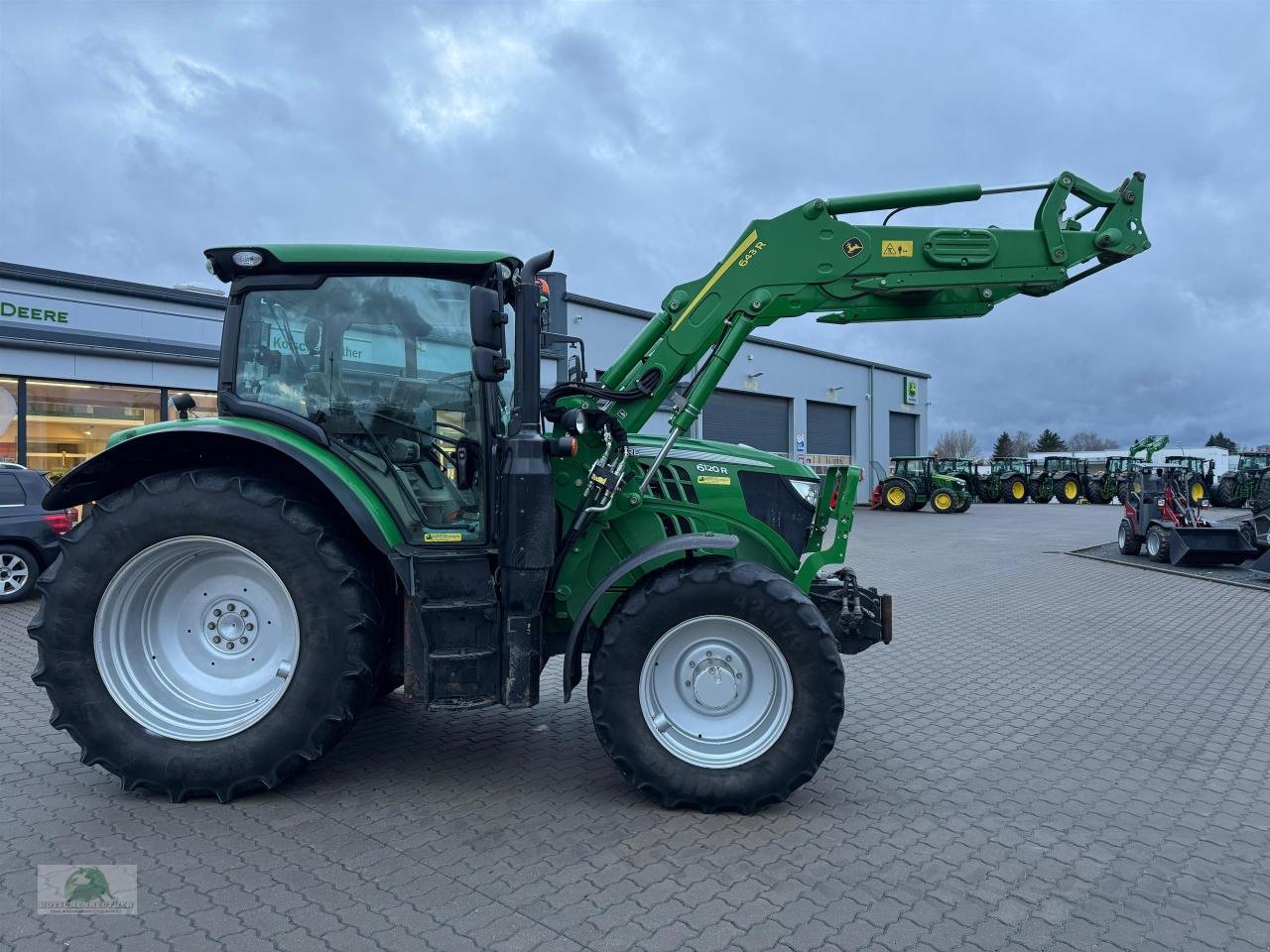 Forstschlepper van het type John Deere 6120R Forstausrüstung, Gebrauchtmaschine in Münchberg (Foto 7)