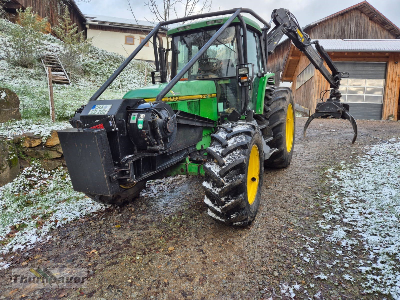 Forstschlepper του τύπου John Deere 6900 Forstschlepper Ritter, Gebrauchtmaschine σε Bodenmais (Φωτογραφία 9)