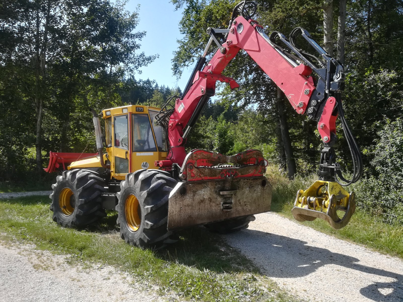 Forstschlepper van het type Welte W 180, Gebrauchtmaschine in Binzwangen (Foto 7)