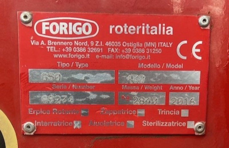 Fräse typu Forigo G50-400, Gebrauchtmaschine w Horsens (Zdjęcie 6)