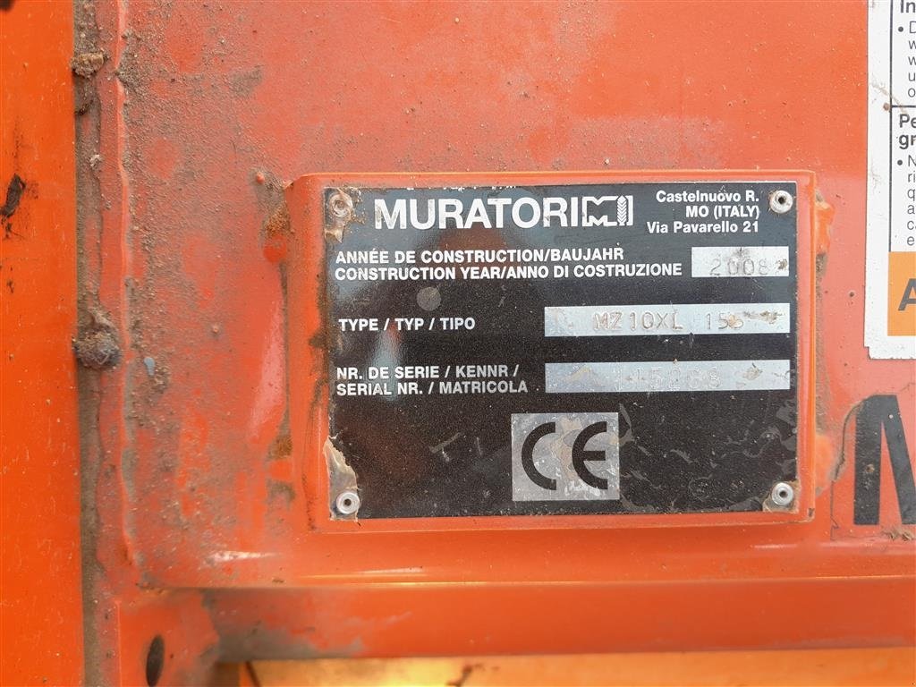 Fräse του τύπου Muratori mz10 xl 155 cm., Gebrauchtmaschine σε Gudbjerg (Φωτογραφία 6)