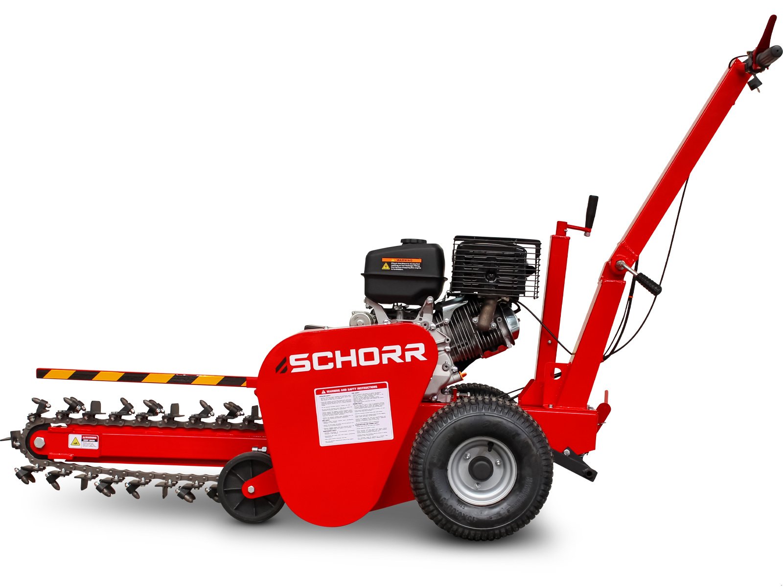 Fräse tip Schorr Grabenfräse RR600GF Kabelfräse 12,4PS 420ccm E-Start Schachtfräse, Neumaschine in Schüttorf (Poză 15)