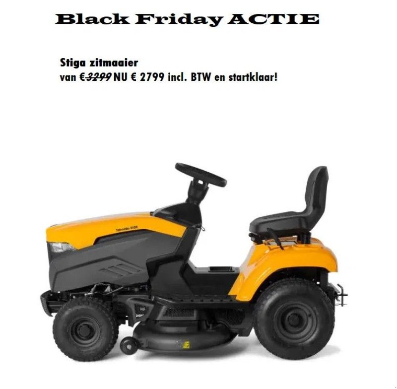 Freischneider & Trimmer typu Stiga Krachtige Tornado zitmaaier 5108 incl. BLACK FRIDAY ACTIE, Gebrauchtmaschine v Ameide (Obrázok 10)