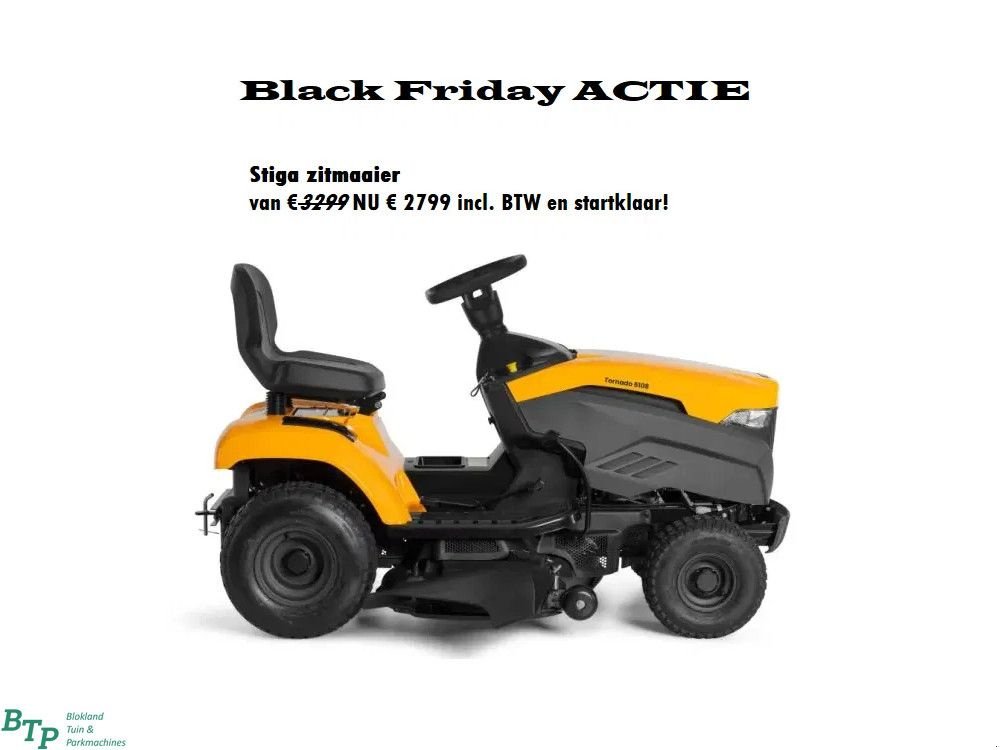 Freischneider & Trimmer typu Stiga Krachtige Tornado zitmaaier 5108 incl. BLACK FRIDAY ACTIE, Gebrauchtmaschine v Ameide (Obrázok 1)