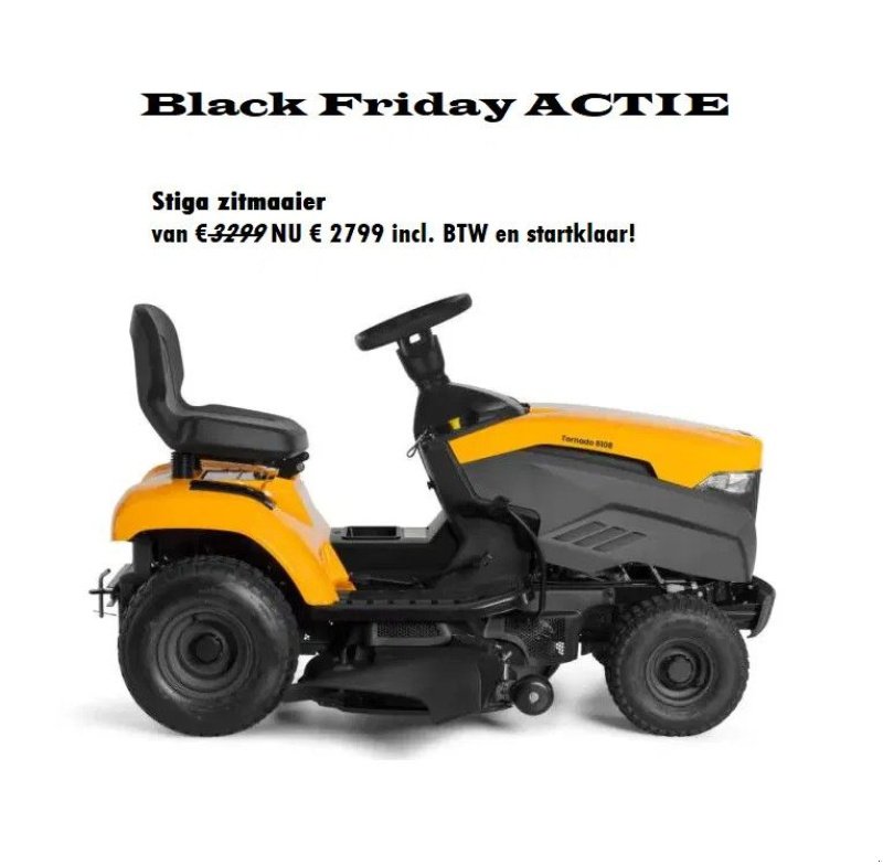 Freischneider & Trimmer typu Stiga Krachtige Tornado zitmaaier 5108 incl. BLACK FRIDAY ACTIE, Gebrauchtmaschine v Ameide (Obrázok 11)