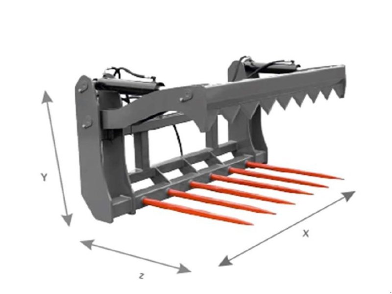 Fronthydraulik & Zapfwelle of the type Sonstige Brütech Rundballenschneider, Neumaschine in Regensdorf (Picture 1)