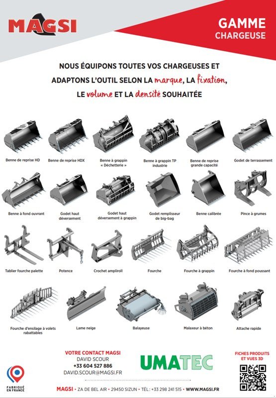 Fronthydraulik & Zapfwelle Türe ait Sonstige Toute la gamme Magsi, Gebrauchtmaschine içinde Domdidier (resim 2)