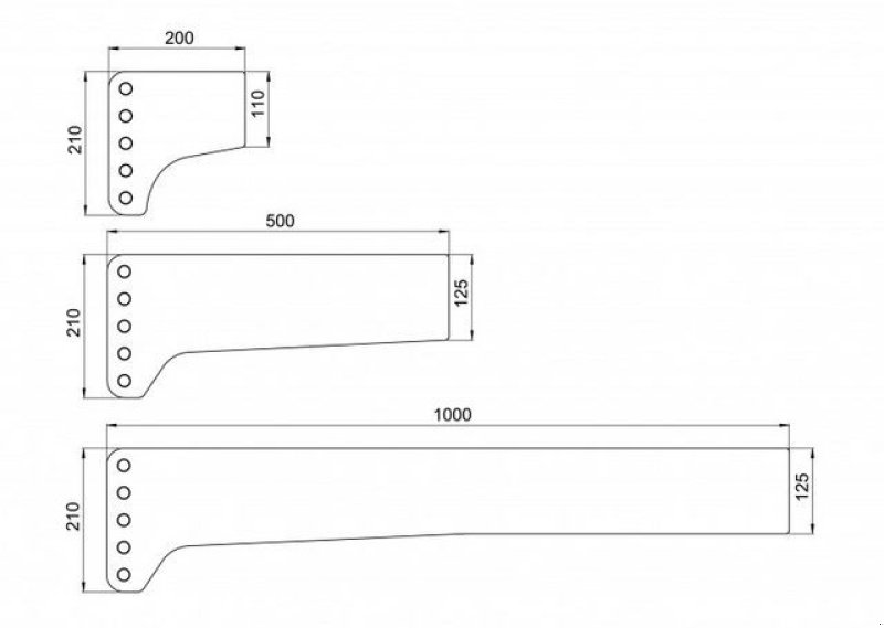 Fronthydraulik del tipo Lesnik Lesnik SHL S25, Neumaschine en Liebenau (Imagen 2)