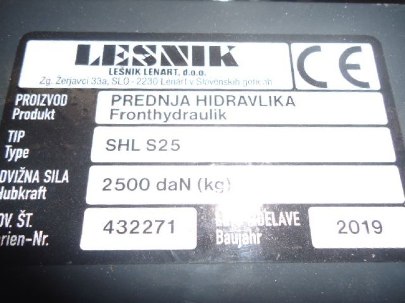 Fronthydraulik del tipo Lesnik Lesnik SHL S25, Neumaschine en Liebenau (Imagen 10)