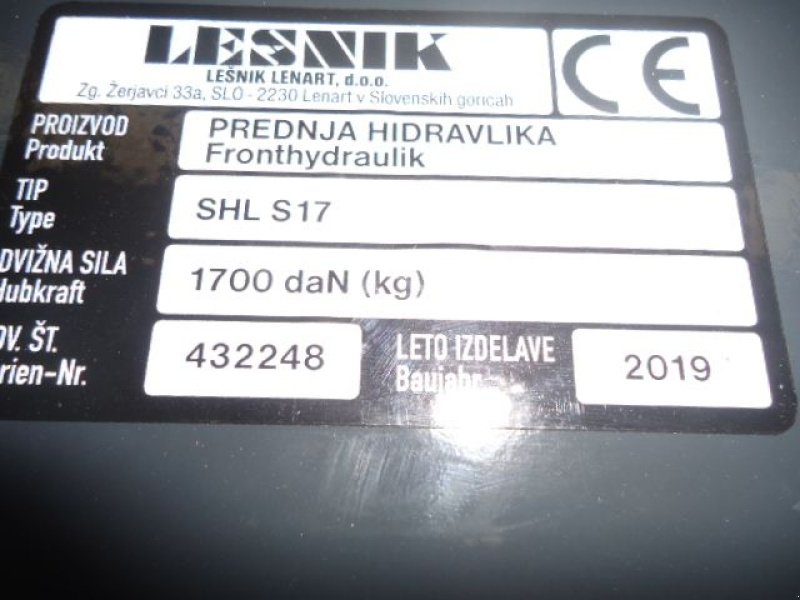 Fronthydraulik a típus Lesnik SHL S 17, Neumaschine ekkor: Liebenau (Kép 11)