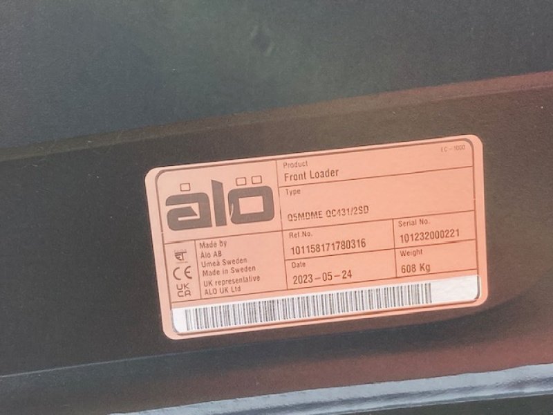 Frontlader za tip Alö Frontlader Q 5 MDM EURO, Neumaschine u Gudensberg (Slika 4)