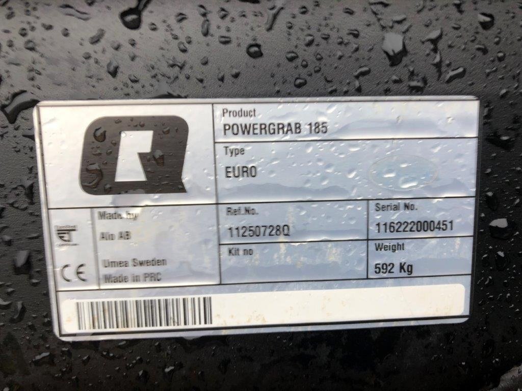 Frontlader tip Alö Powergrab 185 med Euro beslag, Gebrauchtmaschine in Tinglev (Poză 7)