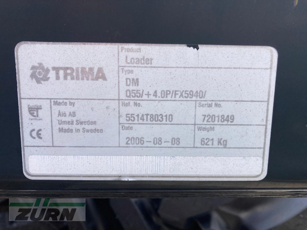 Frontlader del tipo Baas Trima Q55 Alö, Trima, Gebrauchtmaschine en Emskirchen (Imagen 11)