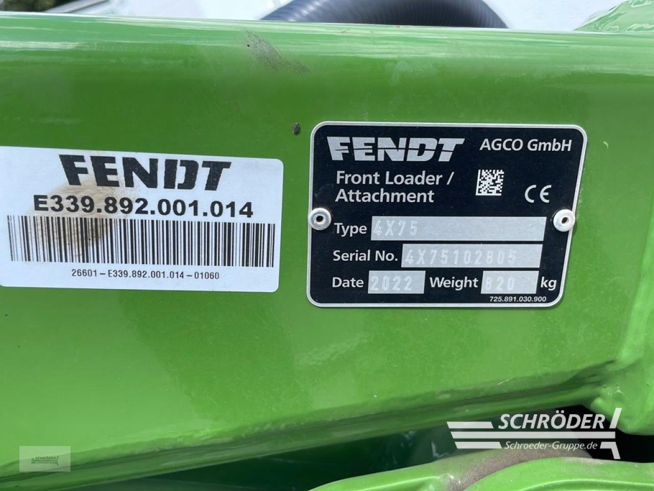 Frontlader типа Fendt CARGO 4 X/75 DW, Gebrauchtmaschine в Westerstede (Фотография 8)