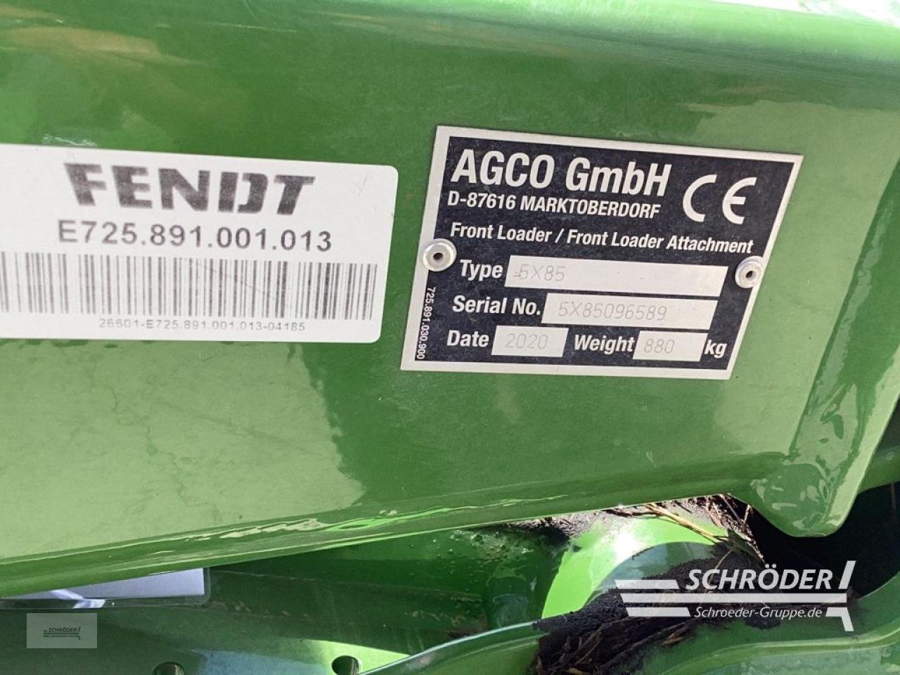 Frontlader del tipo Fendt CARGO 5X85 DW + ANBAUTEILE 700ER S4, Gebrauchtmaschine en Hemmoor (Imagen 9)