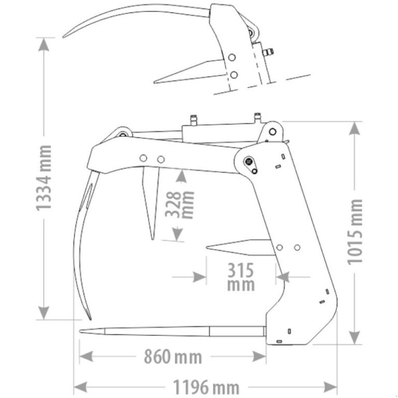 Frontlader typu FK Machinery Siloklo maxi Euroskifte, Gebrauchtmaschine v Vinderup (Obrázek 3)