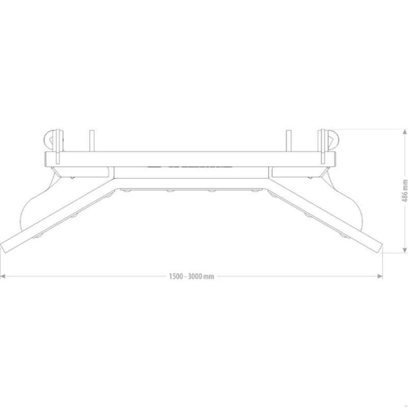 Frontlader типа FK Machinery Skrabe/spalte blad i fast ophæng, Gebrauchtmaschine в Vinderup (Фотография 2)