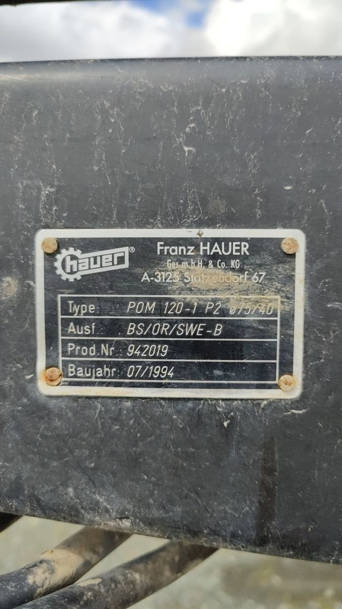 Frontlader tip Hauer POM 120-1, Gebrauchtmaschine in Kirchschlag (Poză 3)