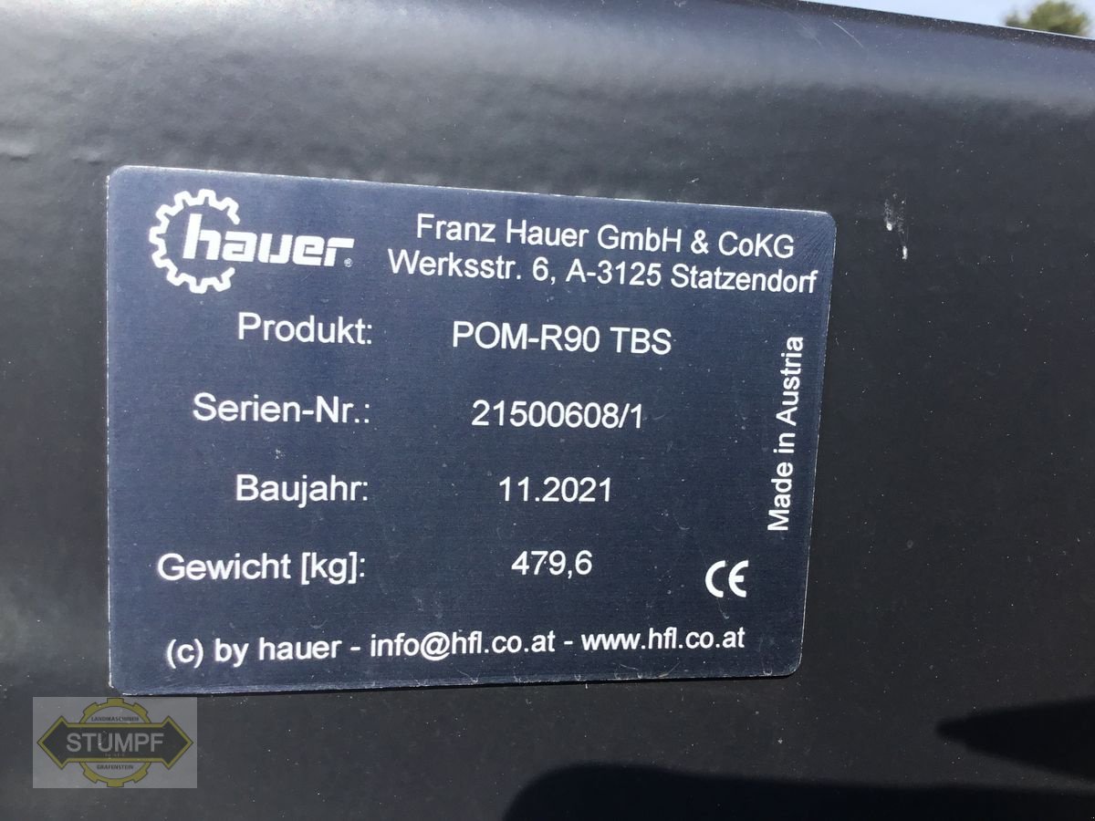 Frontlader Türe ait Hauer POM - R 90, Gebrauchtmaschine içinde Grafenstein (resim 4)