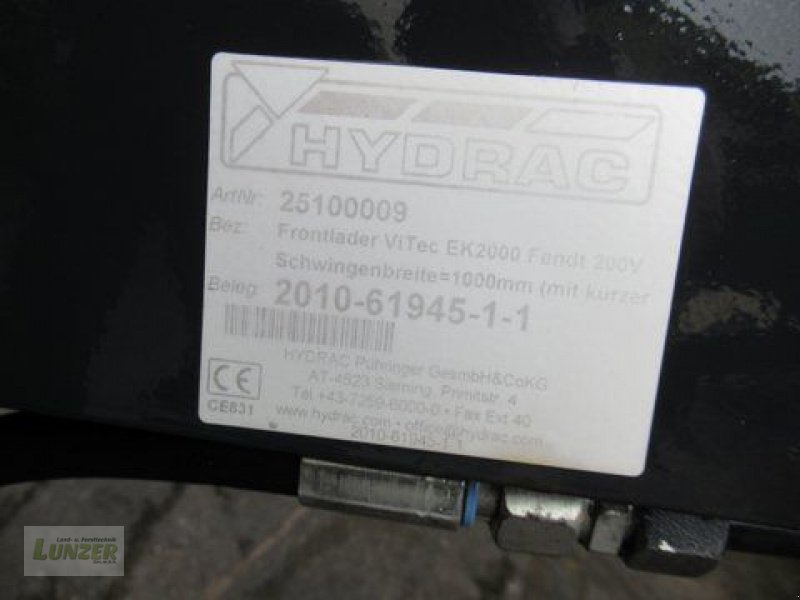 Frontlader del tipo Hydrac EK 2000 Vitec, Gebrauchtmaschine en Kaumberg (Imagen 5)