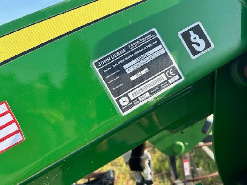 Frontlader del tipo John Deere 543 R, Gebrauchtmaschine en HABSHEIM (Imagen 3)