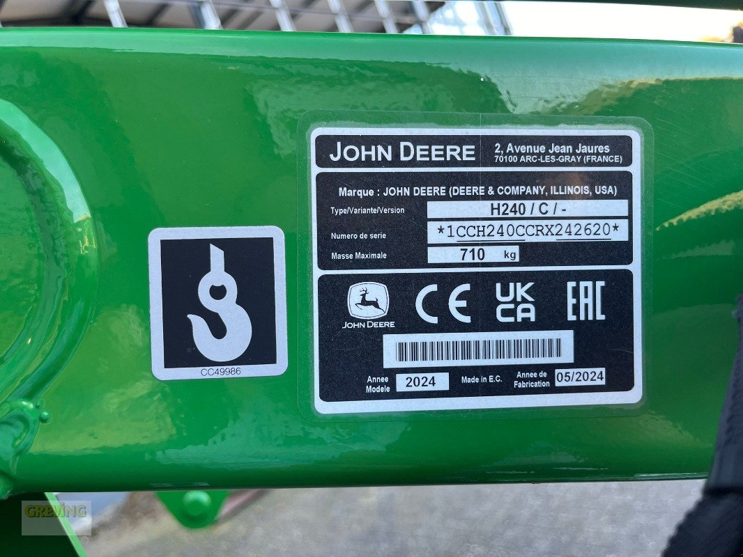 Frontlader des Typs John Deere H240, Neumaschine in Ahaus (Bild 12)