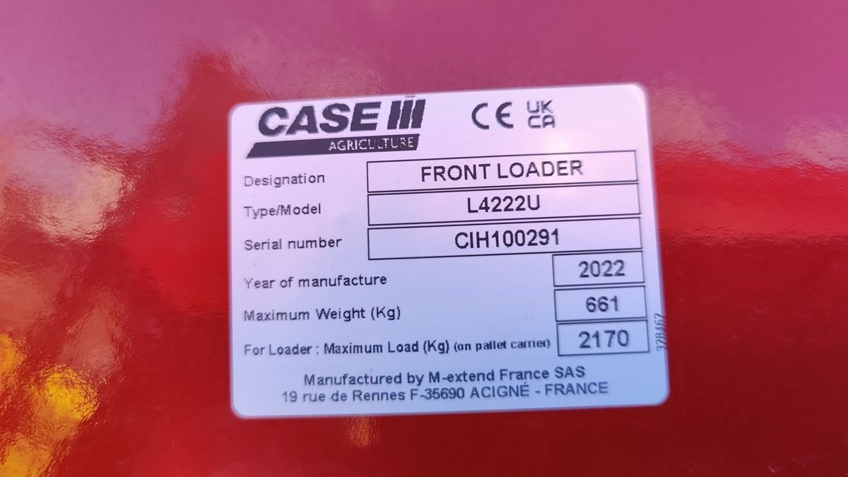 Frontlader za tip Mailleux Frontlader L4222U zu Case Maxxum / Steyr Profi, Vorführmaschine u Kirchschlag (Slika 11)