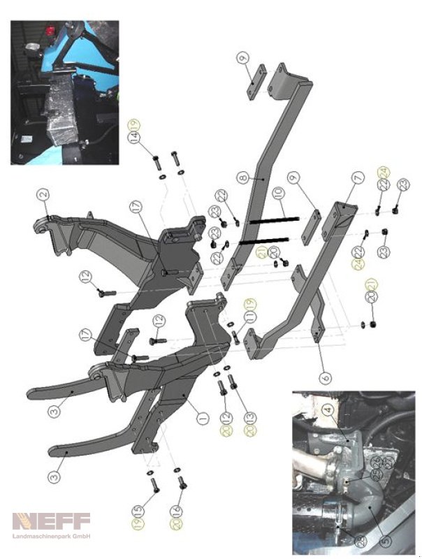 Frontlader του τύπου Manip Anbaukonsole Case JX 90-95, Neumaschine σε Neudrossenfeld (Φωτογραφία 2)