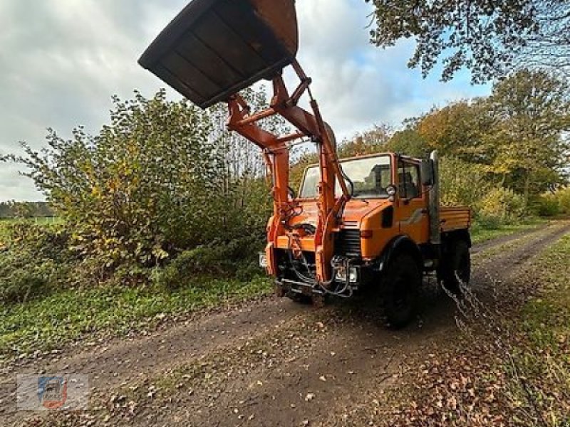 Frontlader des Typs Schmidt FL4 Frontlader Euro Aufnahme Schaufel Unimog 424 427, Gebrauchtmaschine in Fitzen