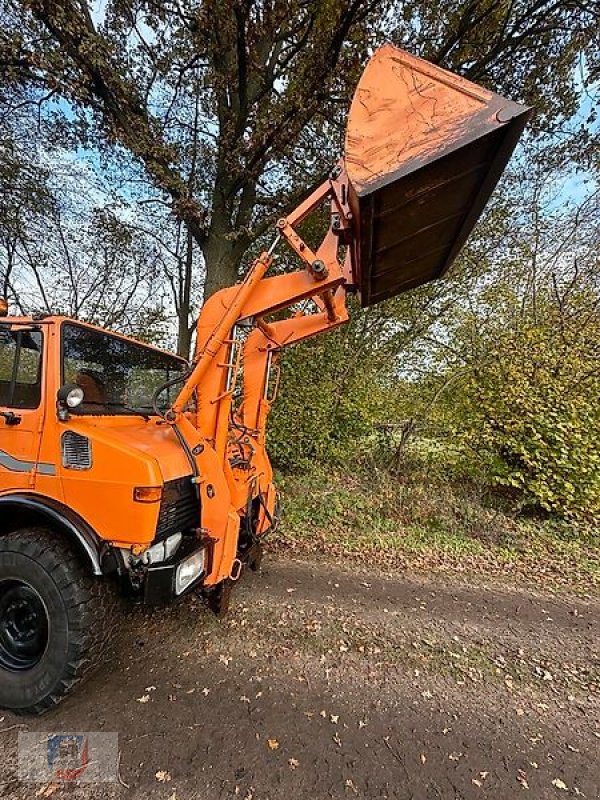 Frontlader du type Schmidt FL4 Frontlader Euro Aufnahme Schaufel Unimog 424 427, Gebrauchtmaschine en Fitzen (Photo 3)