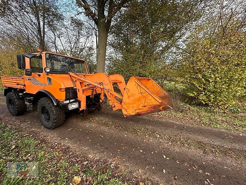 Frontlader des Typs Schmidt FL4 Frontlader Euro Aufnahme Schaufel Unimog 424 427, Gebrauchtmaschine in Fitzen (Bild 1)