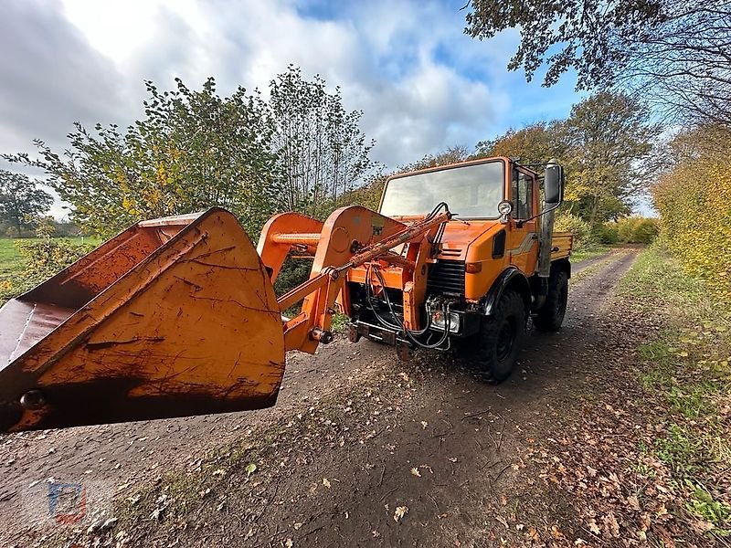 Frontlader du type Schmidt FL4 Frontlader Euro Aufnahme Schaufel Unimog 424 427, Gebrauchtmaschine en Fitzen (Photo 2)