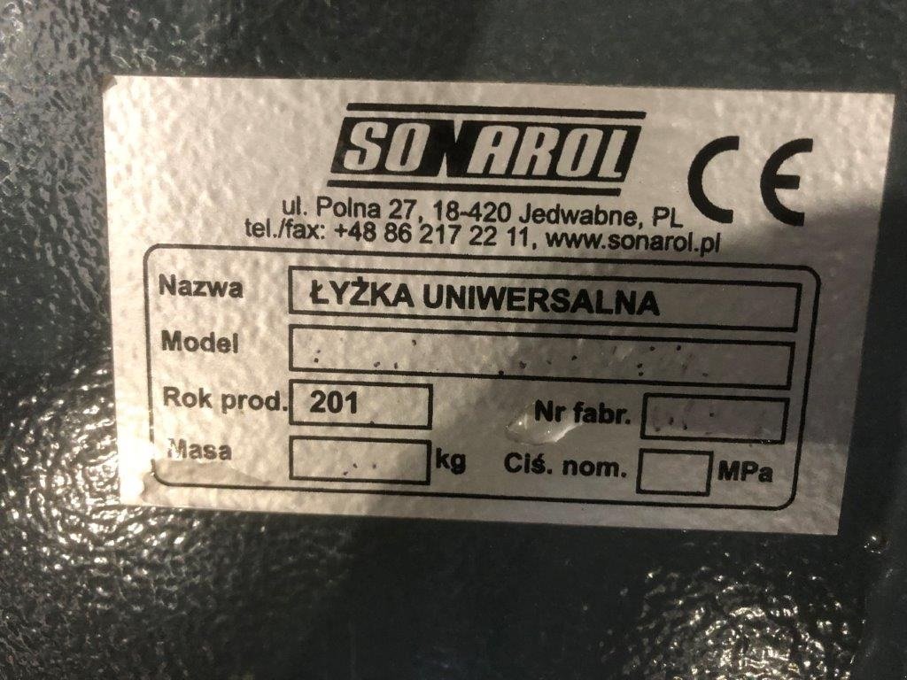 Frontlader типа Sonarol UNIVERSALSKOVL 2m m. euro beslag, Gebrauchtmaschine в Tinglev (Фотография 6)