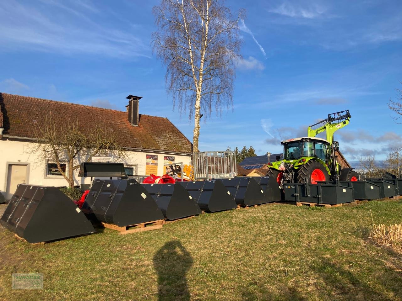 Frontlader Türe ait Sonstige AROS Frontlader-Schaufel SLXXXL Maxi-Großraum, verschiedene Breiten, 2m bis 2,50m;, Neumaschine içinde Geiselhöring (resim 7)