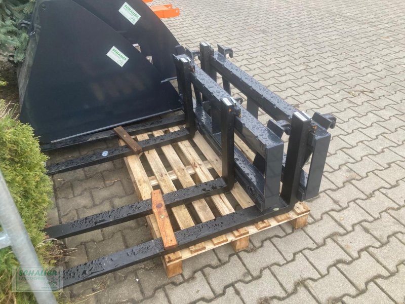 Frontlader del tipo Sonstige AROS Palettengabel SLPAL20, 2t, Zinken 120cm, Ballenspieß-Aufnahme, Gebrauchtmaschine en Geiselhöring (Imagen 1)