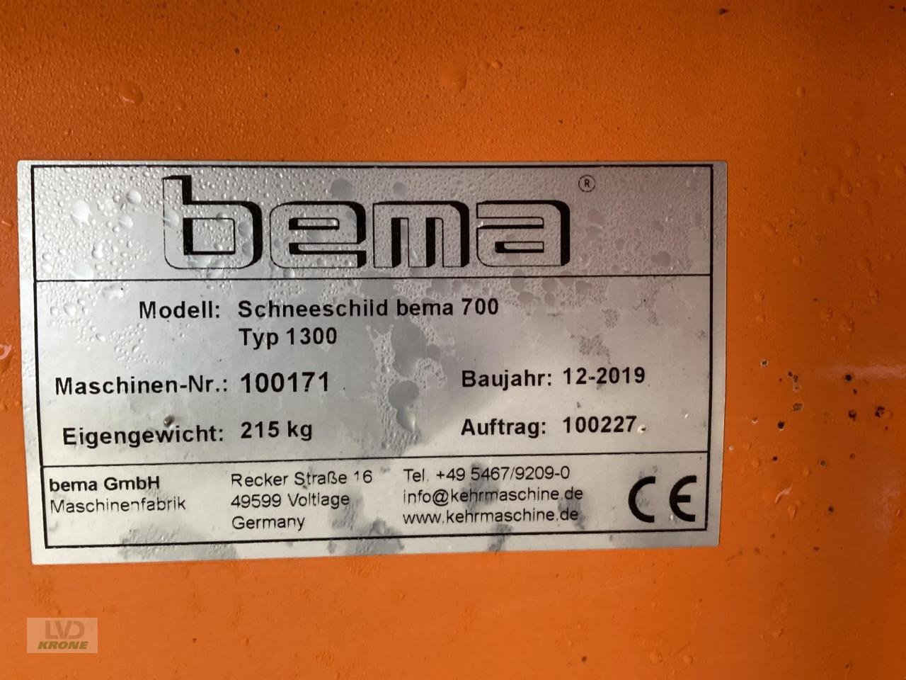 Frontladerzubehör (Bagger) tip Bema V700/1300, Gebrauchtmaschine in Spelle (Poză 4)